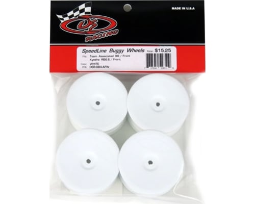 Speedline Buggy Wheels for B6 / Rb6 / Front White 4 Pieces photo