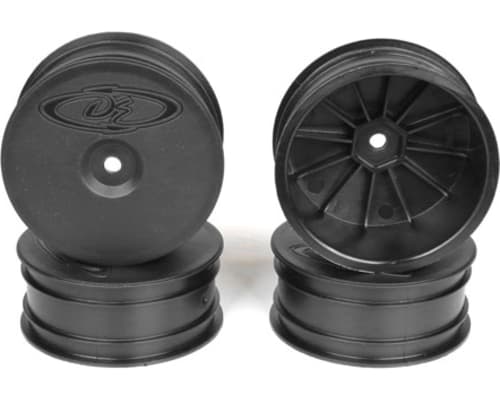 Speedline Buggy Wheels for Losi 22-4/Tekno EB410 Front Black (4) photo