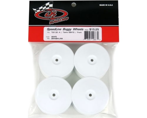 Speedline Buggy Wheels for 22-4/EB410 /Front White 4 Pieces photo