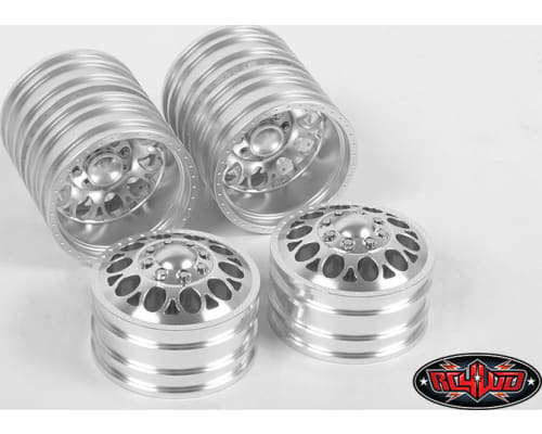 RC4WD Double Trouble 3 Aluminum Dually 1.9 inch Wheels (4) photo