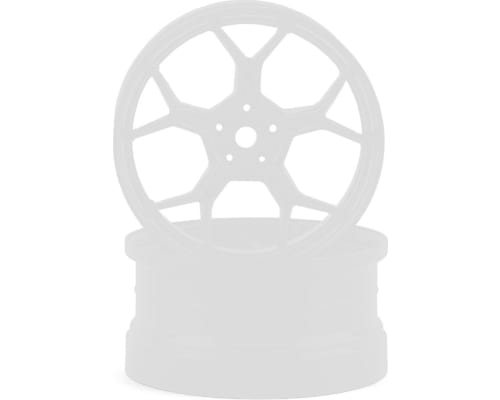 Feathery Split Spoke Drift Rim (Matte White) (2) (6mm Offset) photo