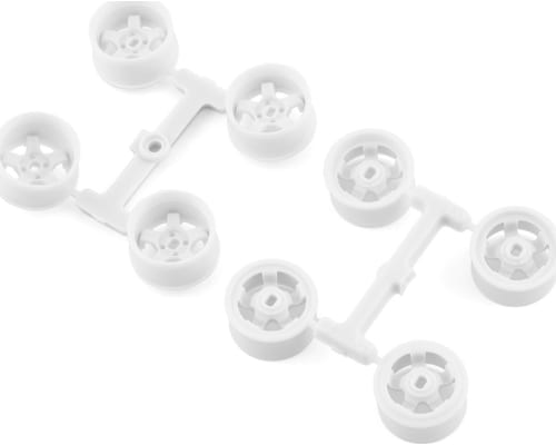 Kyosho Mini Z 11mm Wide Drift Rims (1/2/3/4 Offset) (White) photo