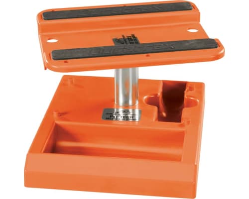 discontinued Pit Tech Deluxe Car Stand Orange photo