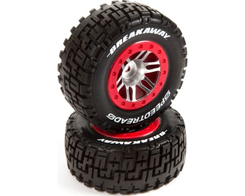 SpeedTreads Breakaway SC Tire MOUNTED:SlashR 4X4Front ECX photo