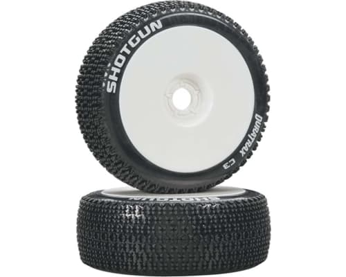 1/8 Shotgun Buggy Tires C3 Mounted White (2) photo