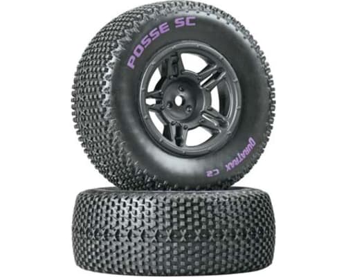 discontinued Posse SC Tires C2 pre-mounted to Black rims  12mm h photo