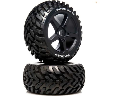 1/8 BADGER Truggy Tire C2 Mounted 0 Offset 2 photo