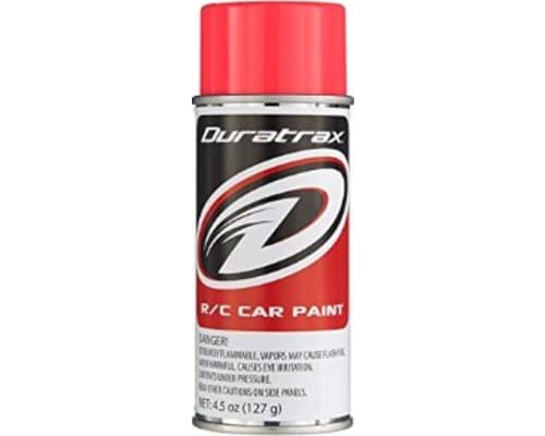 Polycarb Spray Fluorescent Red 4.5 oz photo