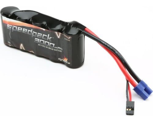 Speedpack 6V 3000mAh NiMh 5C Flat Receiver Pack:5T photo