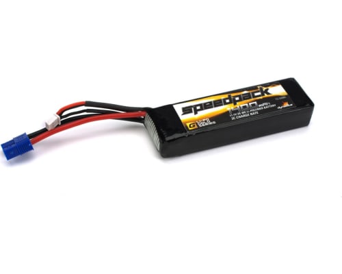 11.1V 1400mAh 3S 30C LiPo Long w/EC3: Minis photo