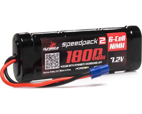 SPEEDPACK2 7.2V 1800MAH 6 CELL NiMh FLAT EC3 photo