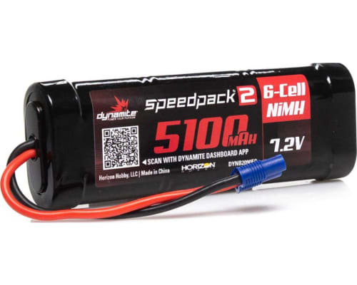 SPEEDPACK2 7.2V 5100MAH 6 CELL NiMh FLAT EC3 photo