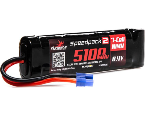 discontinued SPEEDPACK2 8.4V 5100MAH 7 CELL NiMh FLAT EC3 photo