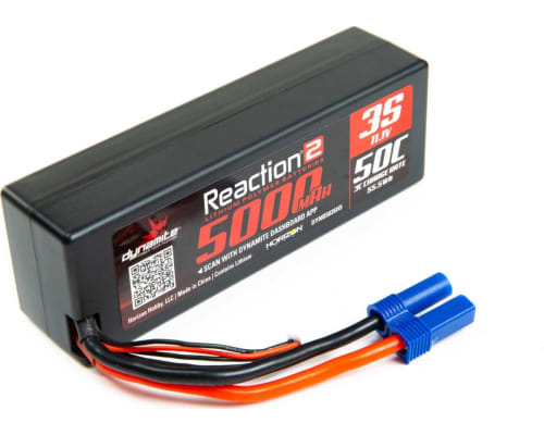 discontinued Reaction2 11.1v 5000mah 3s 50c LiPo Hardcase: Ec5 photo