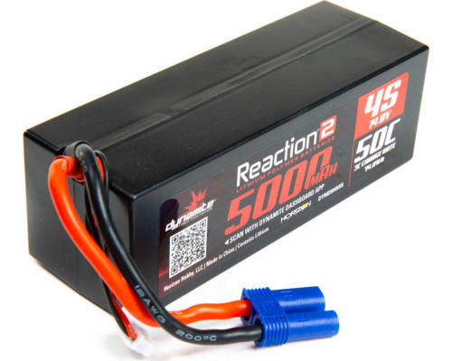 discontinued Reaction2 14.8V 5000mAh 4S 50C LiPo Case: EC5 photo