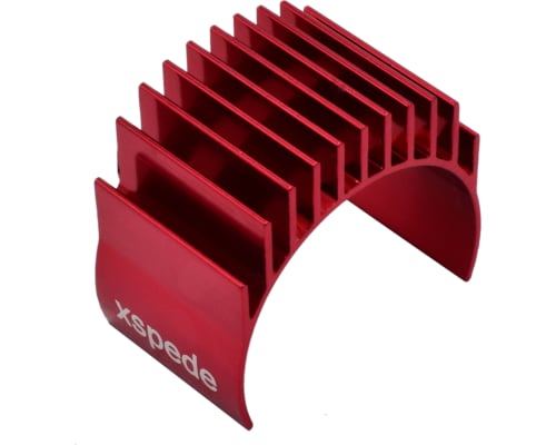 Red Clip-On Motor Heat Sink fits 36mm motors photo