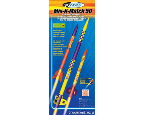 discontinued Mix-N-Match 50 Model Rocket kit photo