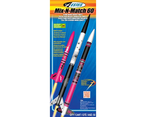 discontinued Mix-N-Match 60 model rocket kit photo