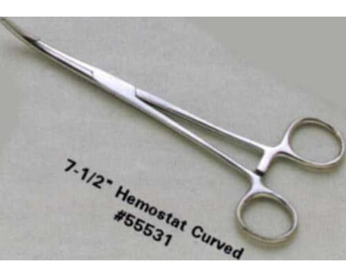 Curved Nose Hemostat 7 1/2 Inch photo