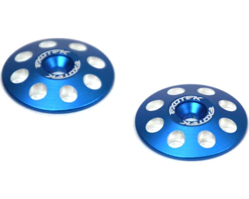 1/8 Buggy XL Wing Buttons 22mm 2 Blue photo