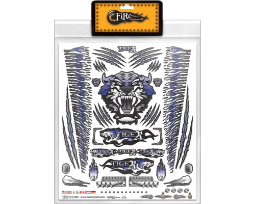 Concept Tiger Decal Blue photo