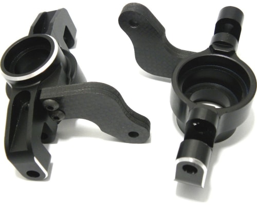 Aluminum Steering Knuckle with Graphite Arm - 5ive-T Mini WRC photo