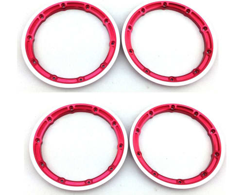 Red Aluminum Beadlock Rings: 5ive photo