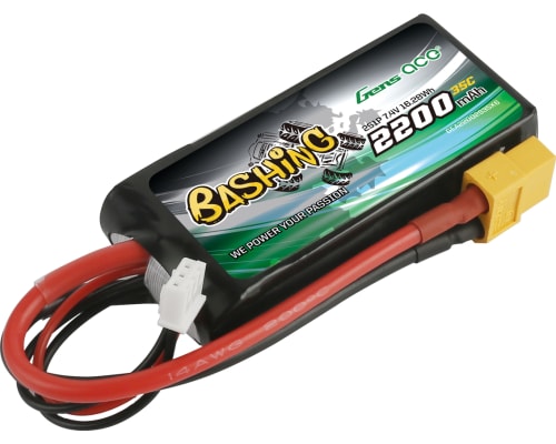 7.4V 2200mAh 2S 35C LiPo: XT60 photo