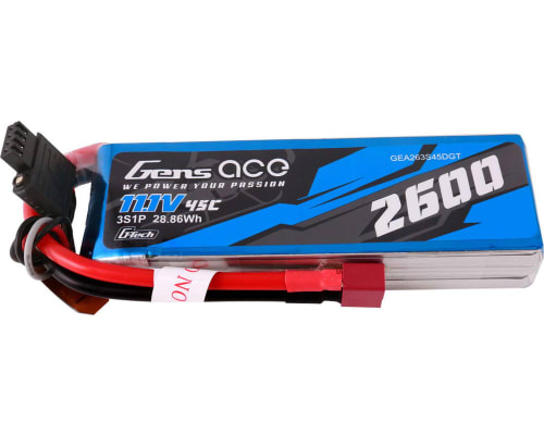 11.1V 2600mAh 3S 45C G-Tech Smart LiPo: Deans photo