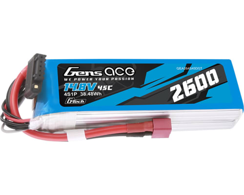 14.8V 2600mAh 4S 45C G-Tech Smart LiPo: Deans photo