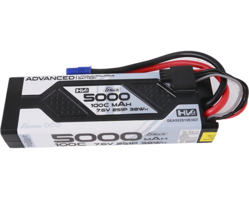 7.6V 5000mAh 2S 100C G-Tech Smart LiPo: EC3 photo