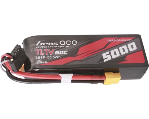 11.1V 5000mAh 3S 60C G-Tech Smart LiPo: XT60 photo