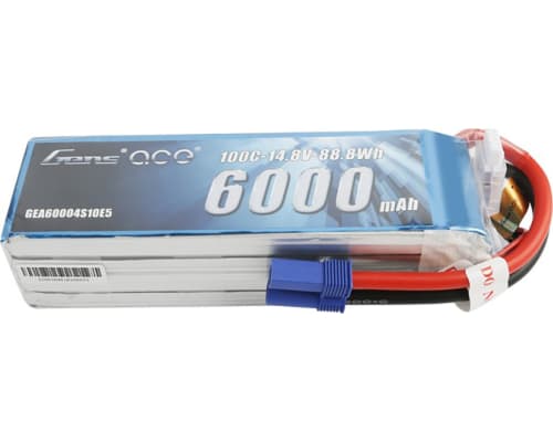 discontinued 14.8V 6000mAh 4S 100C LiPo: EC5 photo