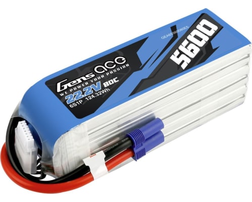 22.2V 5600mAh 6S 80C LiPo: EC5 photo