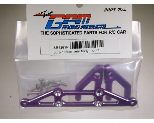 HPI Nitro RS4 Rally Purple Aluminum Rear Body Mount photo