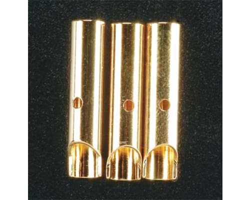 discontinued 4mm Gold Bullet Connector Female photo