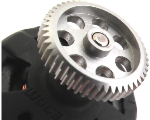 49t 64p Hard Anodized Aluminum Pinion Gear photo