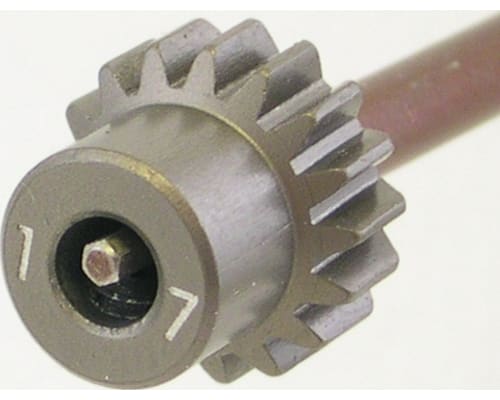 17t 48p Hard Anodized Aluminum Pinion Gear photo