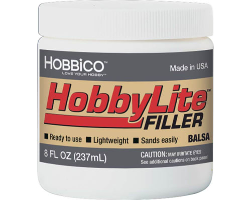 HobbyLite Filler Balsa Colored 8 oz photo