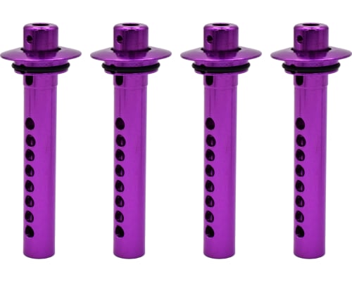 Purple Aluminum Swivel Spring Loaded Body Posts HPI Hellfire photo