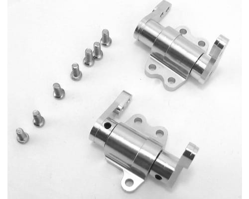 discontinued silver aluminum Bearing Steering Bell-crank set photo