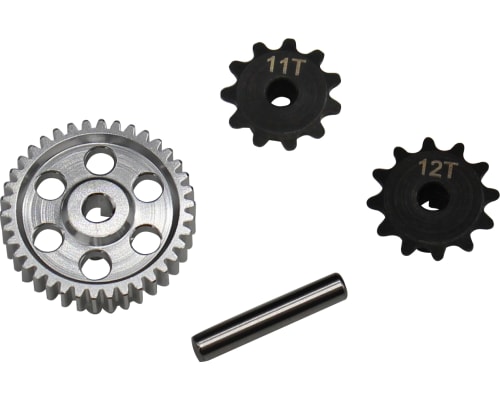 Alum. Main Gear / Steel sprocket set photo