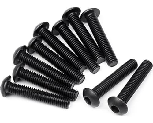 Button Head Screw M3x16mm Hex Socket (10) photo