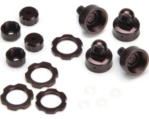 Shock Color Parts Set Dark Brown Anodized photo