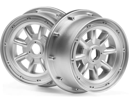 ML-8 Wheels Silver 120x60mm (2) Baja 5R photo