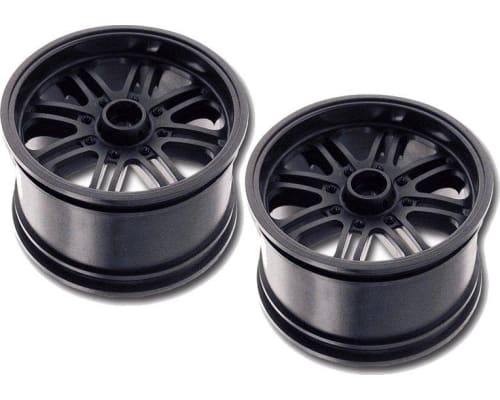 discontinued 8-Spoke Wheels Black Savage T/E-Maxx (2) photo