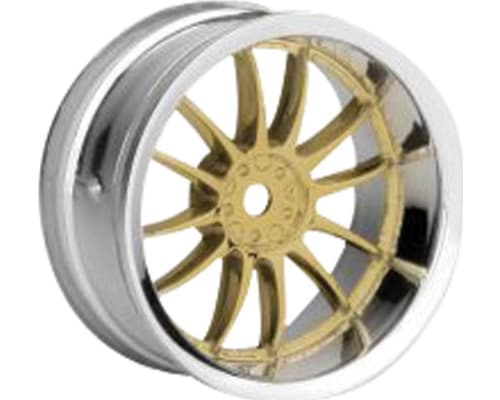 Work Xsa O2c Wheels 26mm Chrome/Gold 6mm Offset (2) photo