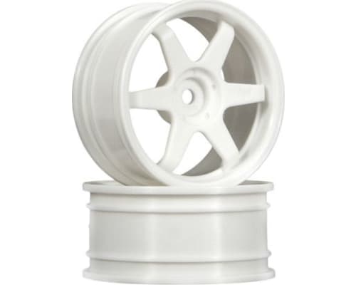 Te37 Wheels 26mm White 3mm Offsett 12mm hex - pair photo