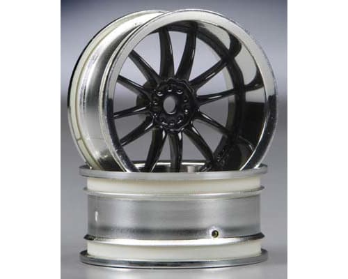 Work Xsa Wheels 26mm Chrome/Black 9mm Offset (2) photo