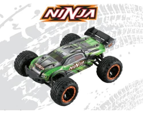 Ninja 1/16th Scale Brushed RTR 4WD Truggy Green photo